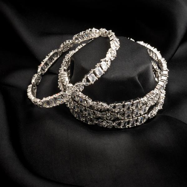 Crystal Arcs Bangles