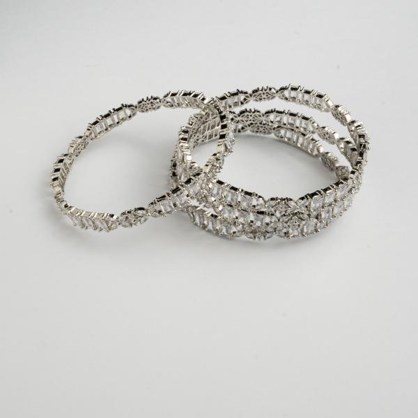 Crystal Arcs Bangles