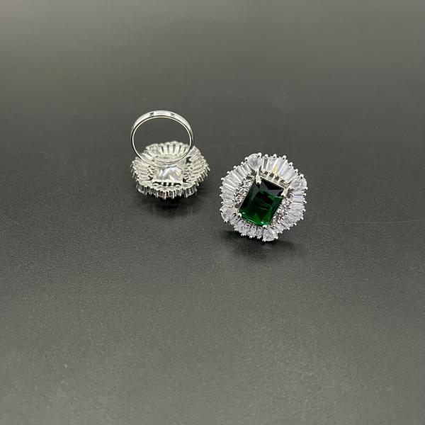 Gold Plated American Diamond Ring