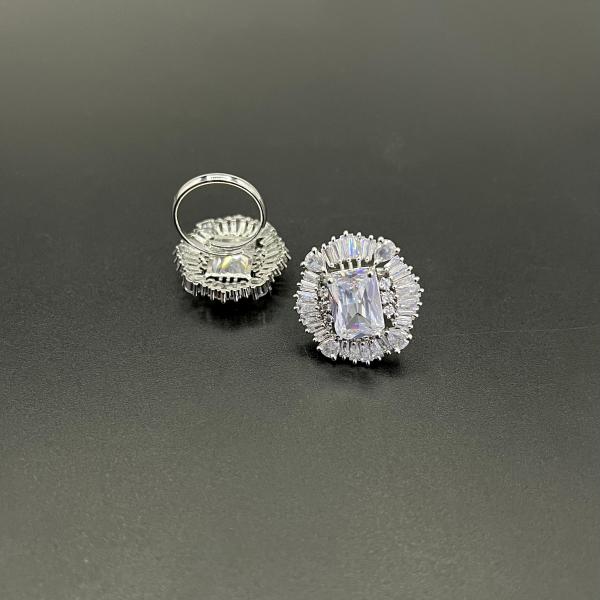 Gold Plated American Diamond Ring